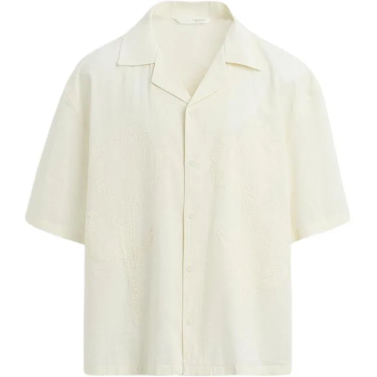 Мужская рубашка с воротником Frosted White ZARA, Frosted White