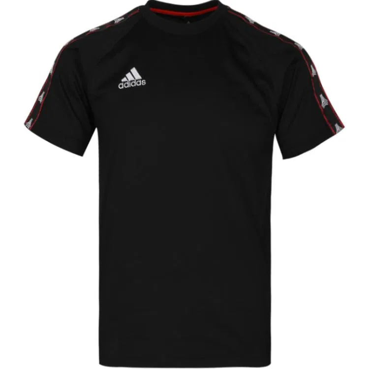 Мужская футболка с круглым вырезом Black Adidas, Black