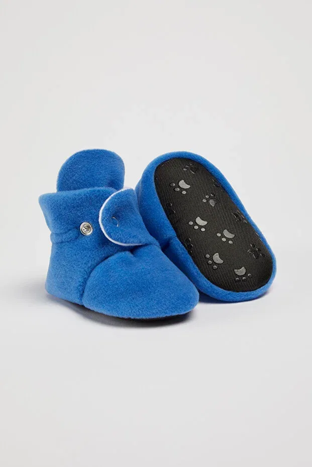 Детские домашние тапочки с органическим хлопком Babyzilla, Dark Blue — фото 2