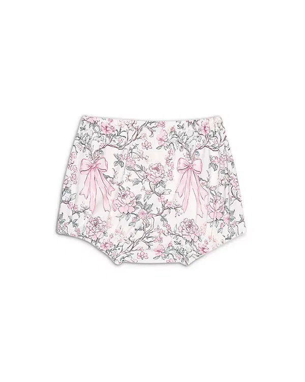 Детское платье для девочек без рукавов Irene Smocked Babydoll & Bloomers Posh Peanut, розовый — фото 3