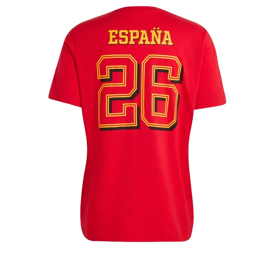 Спортивная футболка ADIDAS PERFORMANCE Performance Shirt 'FEF H WIN26 TW' красного цвета — фото 3
