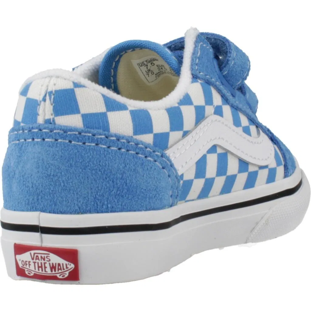 Детские кроссовки Vans Old Skool V, Цвет Blau — фото 3