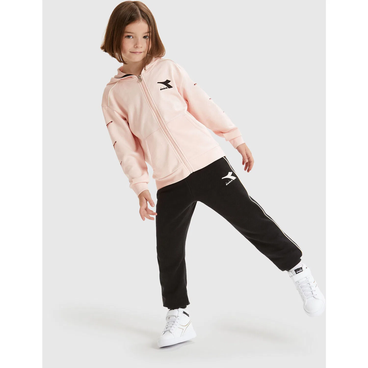 Детский спортивный костюм Diadora Hd Fz Cubic, Rosa — фото 3