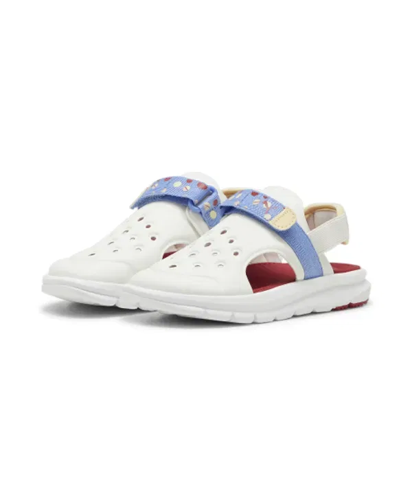 Сандалии Evolve Summer Camp ac ps Puma Kids, теплый белый/синий/ромашка — фото 3