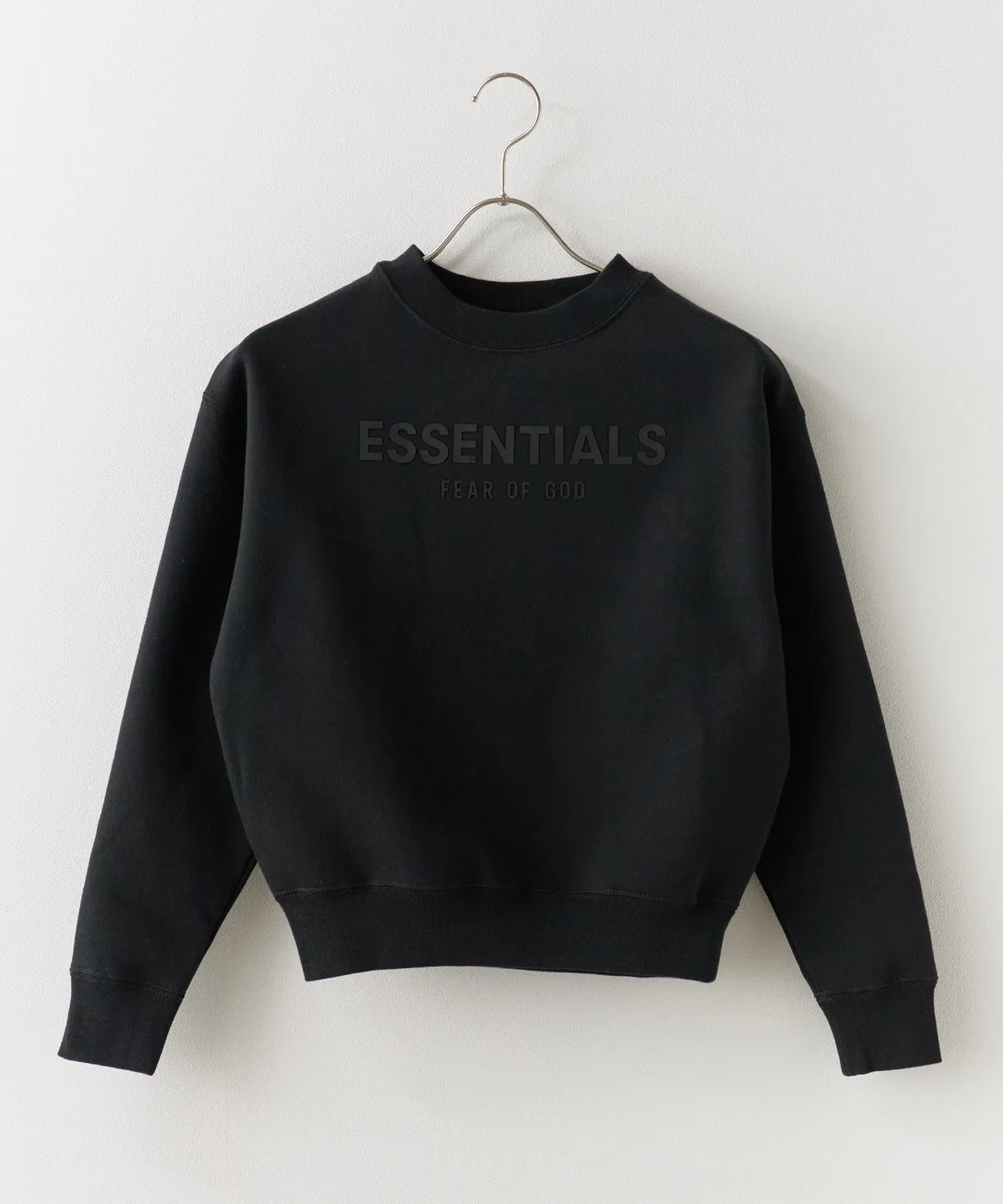 Детский свитшот с принтом FOG ESSENTIALS, Черный