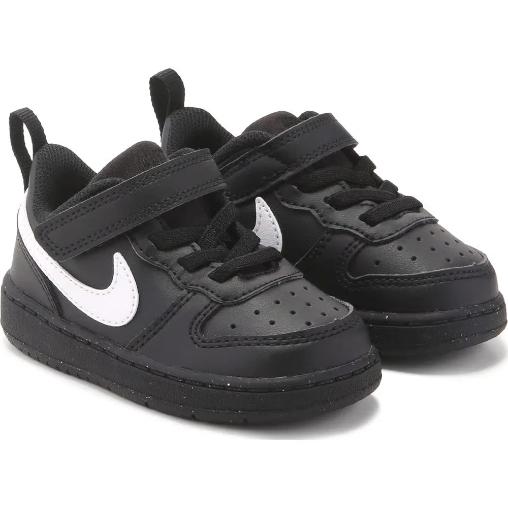 Детские кроссовки Kids' court borough low recraft для малышей Nike, Black/White