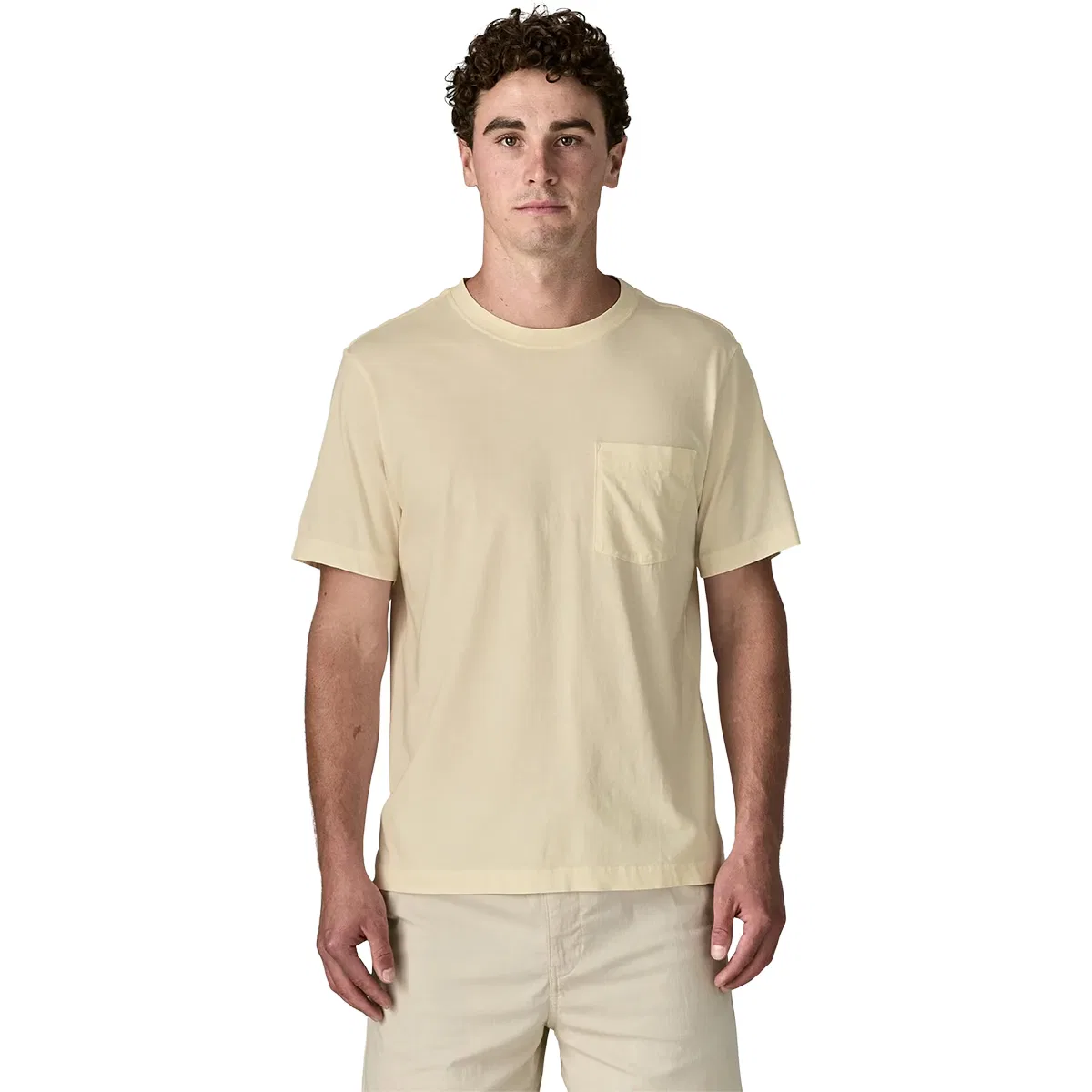 Мужская футболка с коротким рукавом с карманом Patagonia, Undyed Natural