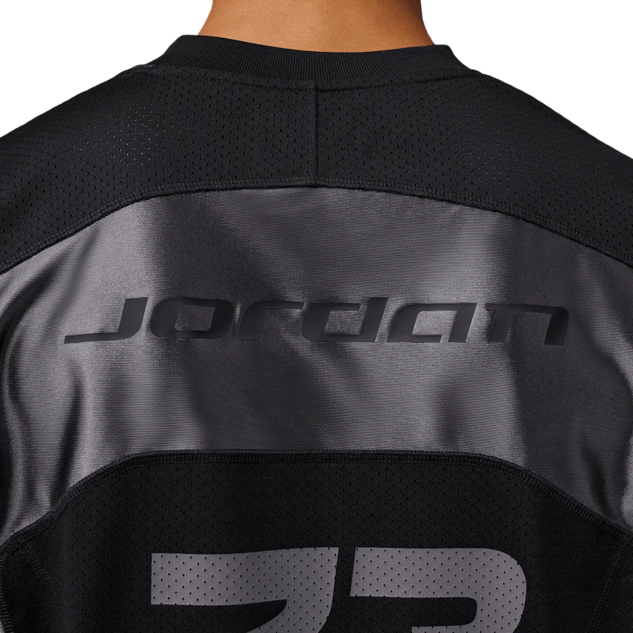 Футболка мужская Flight Jersey Short Sleeve Top Jordan, черный/серый — фото 4
