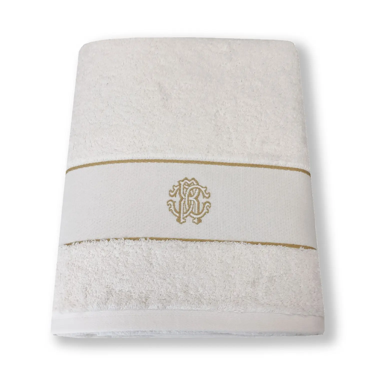 

Полотенце Roberto Cavalli Gold New Sponge Bath Embroidered, белый