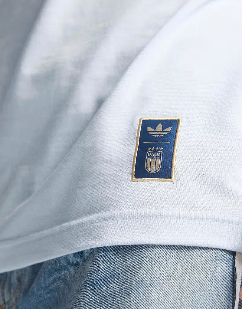 Футболка Adidas performance Italy originals аэросиний — фото 2