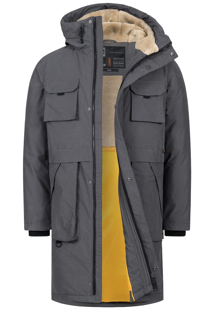 

Зимняя парка INDICODE JEANS INKristof, серый