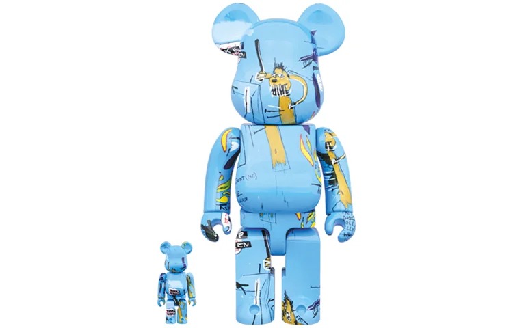 

Виниловая фигурка Be@rbrick Jean-Michel Basquiat #4 Blue, 30 см + 7 см