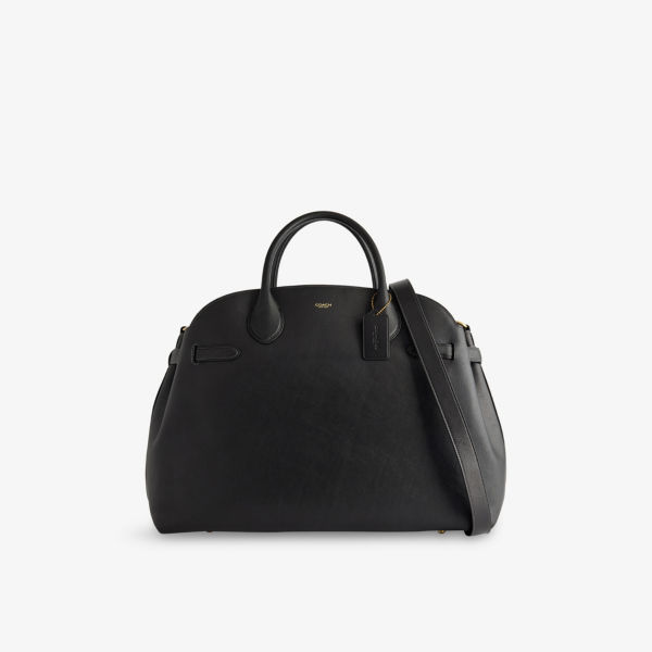 

Сумка дорожная кожаная Coach Empire 48, черный
