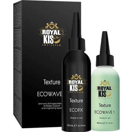 

Royal KIS EcoWave 0 Средство для химической завивки закрытых, тяжелых волос — жидкость для химической завивки без аммиака и тиогликолата