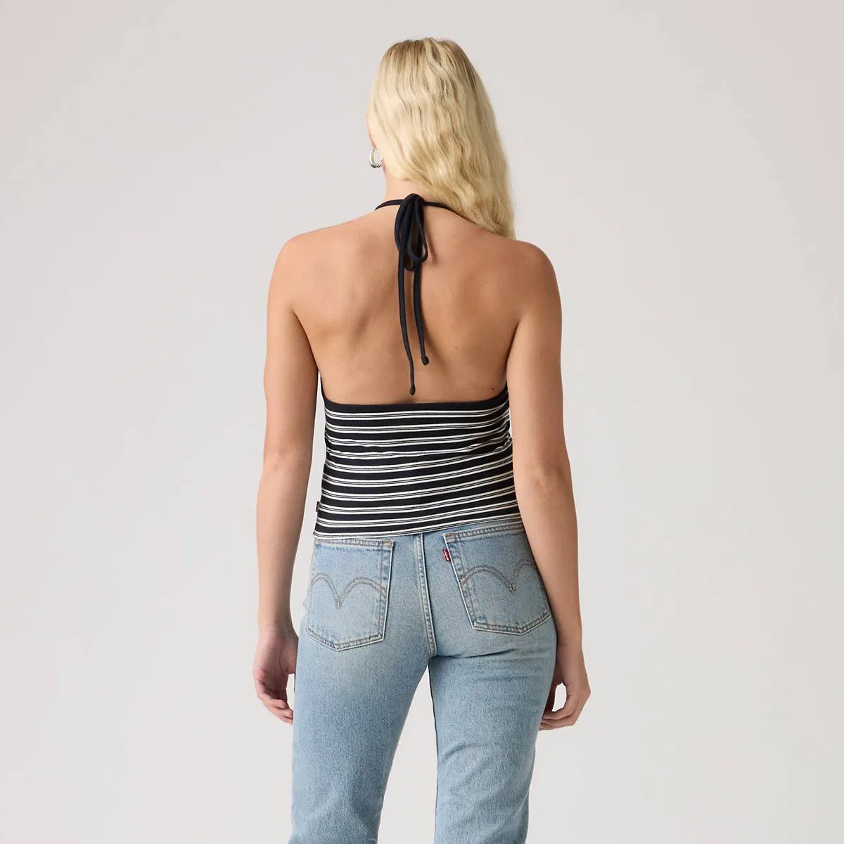 Топ-Ella halter Levi's, Ines Stripe Anthraci - Multi-Color — фото 4