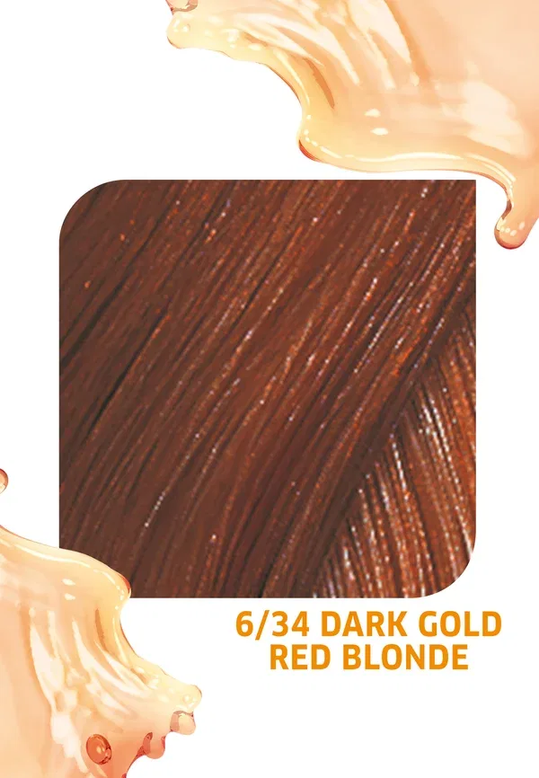 Краска для волос жидкая Professionals color fresh hair colour Wella, dark blonde gold-red 75 мл, цвет dark blonde gold-red — фото 4
