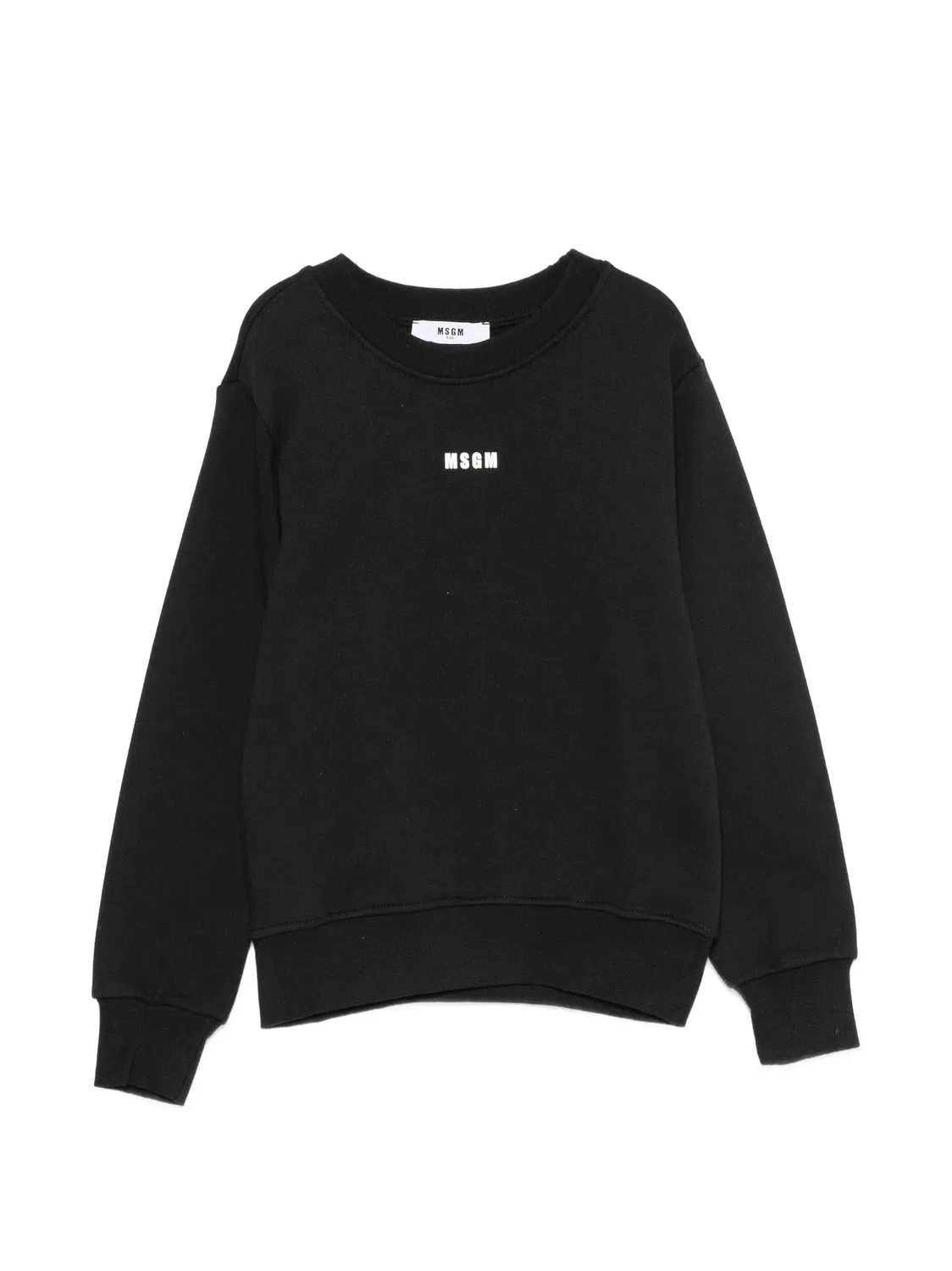 MSGM Свитшот хлопковый черный