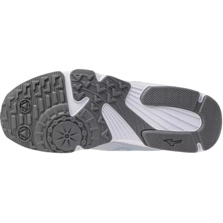 Детские кроссовки для бега с шипами Mizuno Speed Studs, Light Blue X White X Light Blue — фото 3