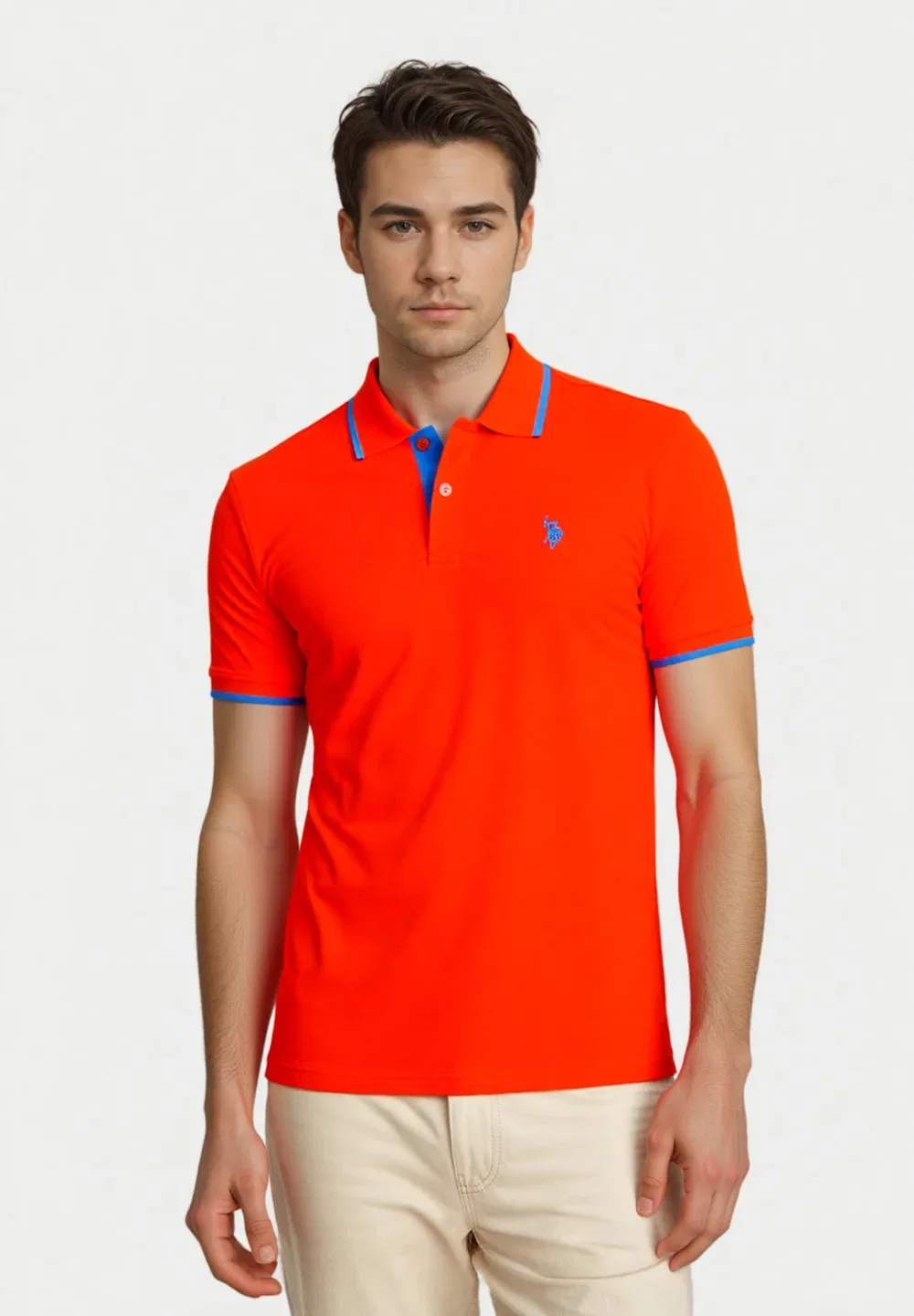 Модная рубашка-поло Kurzarm U.S. Polo Assn., Rot