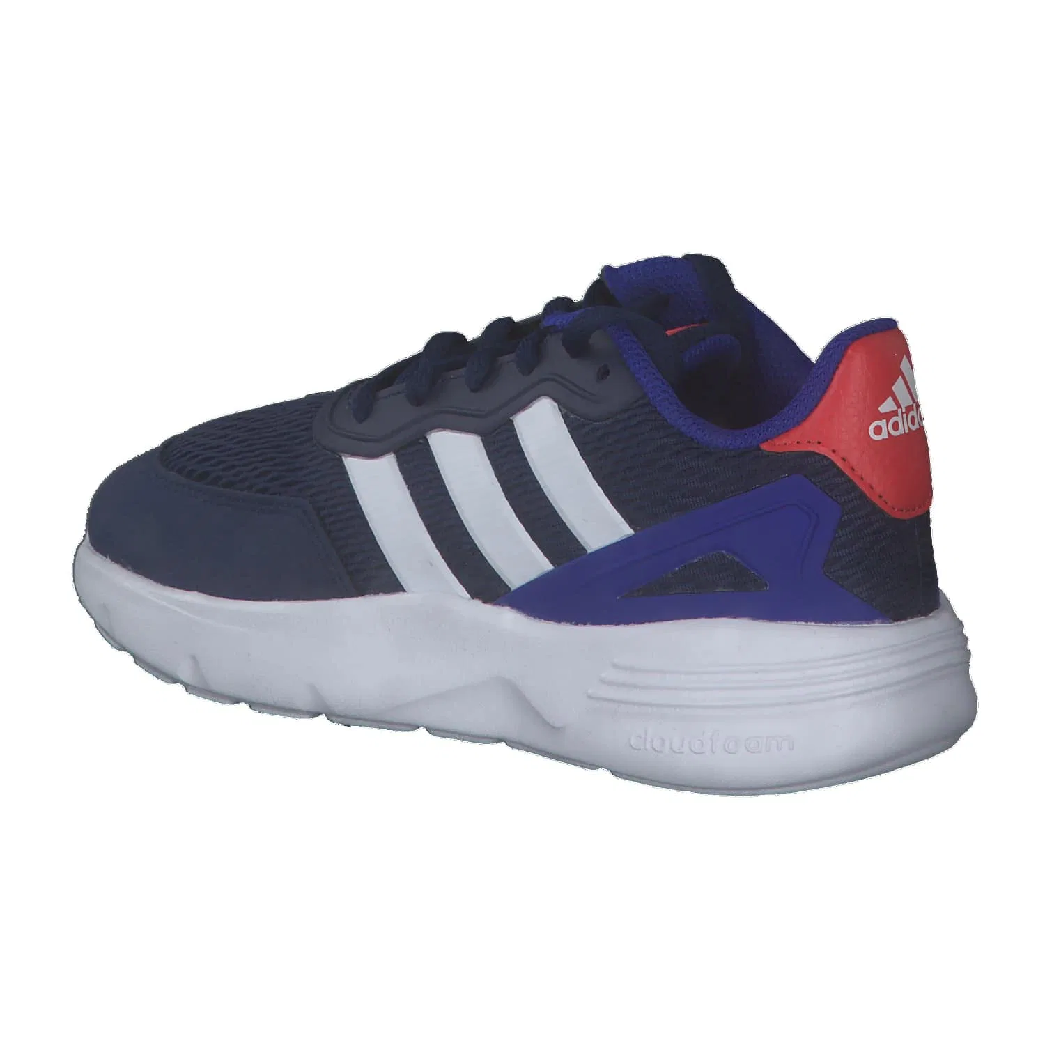 Детские кроссовки с принтом Nebzed K Adidas, Multicoloured Dark Blue Ftwr White Lucid Blue — фото 3