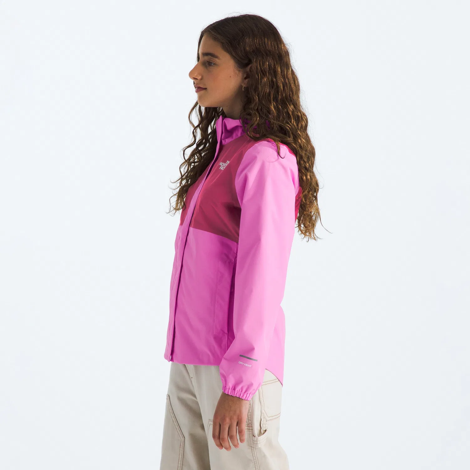 Куртка дождевая водостойкая The North Face Antora, Violet Crocus/Fuchsia Flash — фото 4