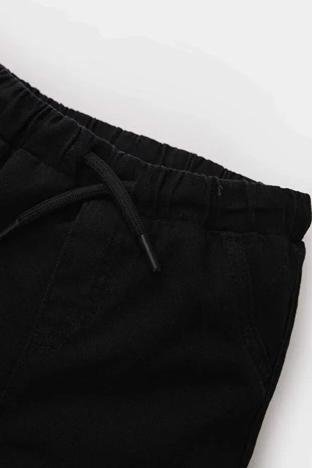 Детские брюки для девочек хлопковые Defacto, Anthracite-Nm36 — фото 2