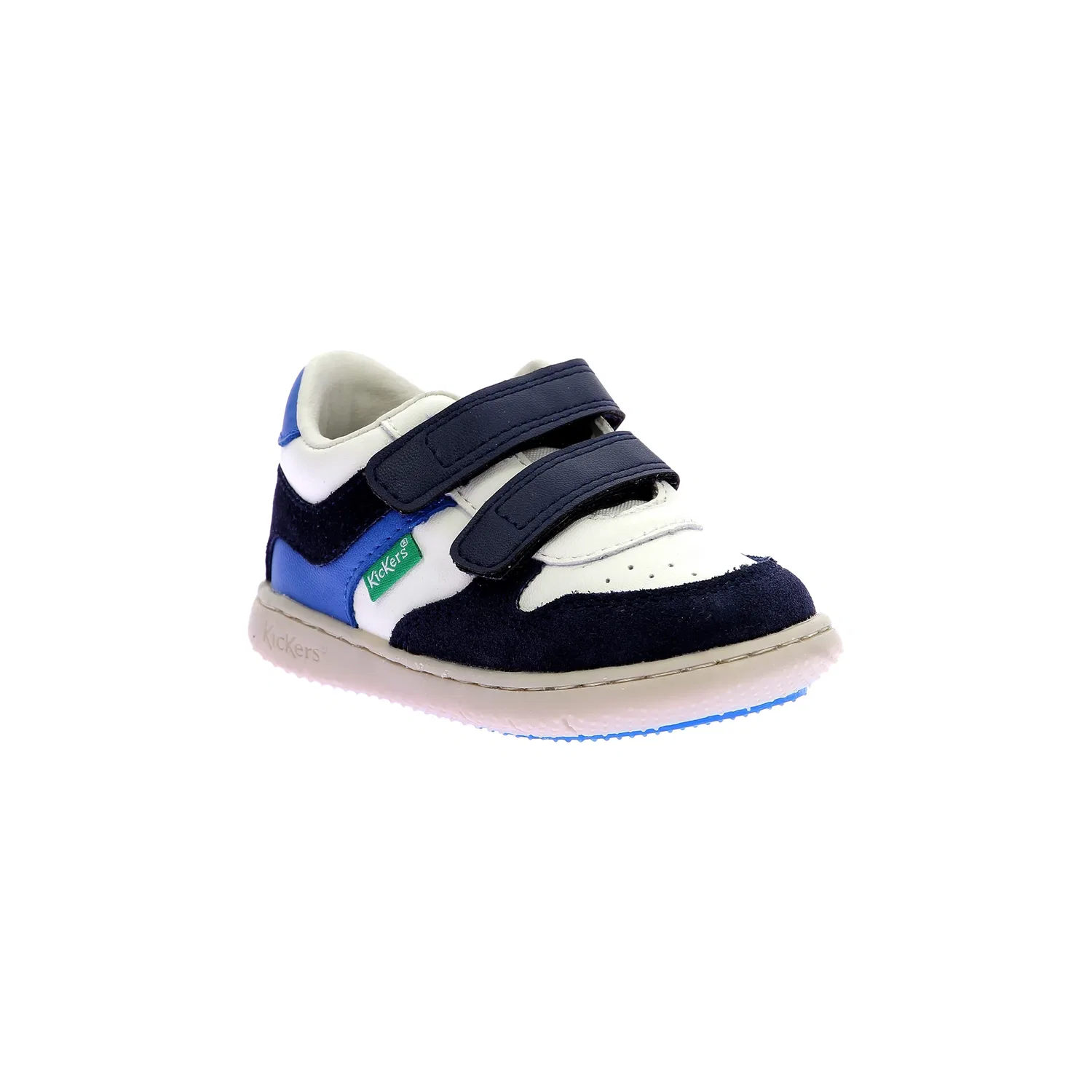 Кроссовки низкие из кожи для детей Kickmotion Kickers, синий — фото 2