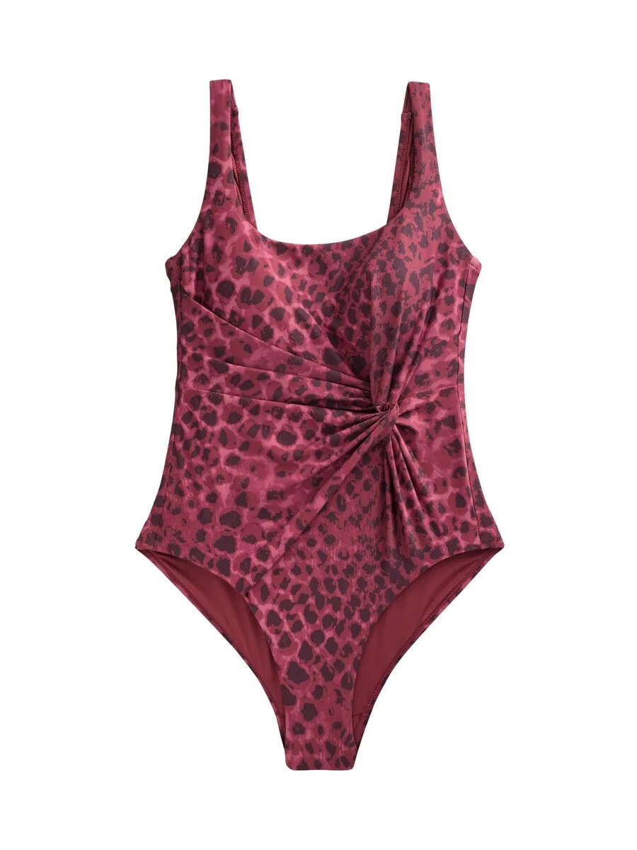 Утягивающий купальник Next Minimiser Shaping Swimsuit в цветах «Орхидея» и «Ягода»