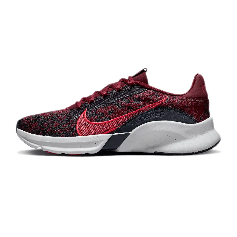 

Кроссовки Nike SuperRep Go 3 Next Nature Flyknit, бордовый/черный