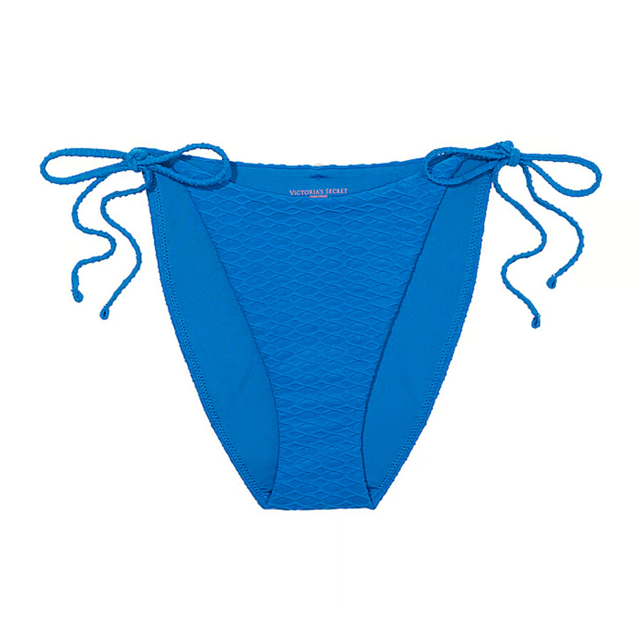 

Плавки бикини Victoria's Secret Swim Mix & Match Side-Tie Cheeky Fishnet, синий