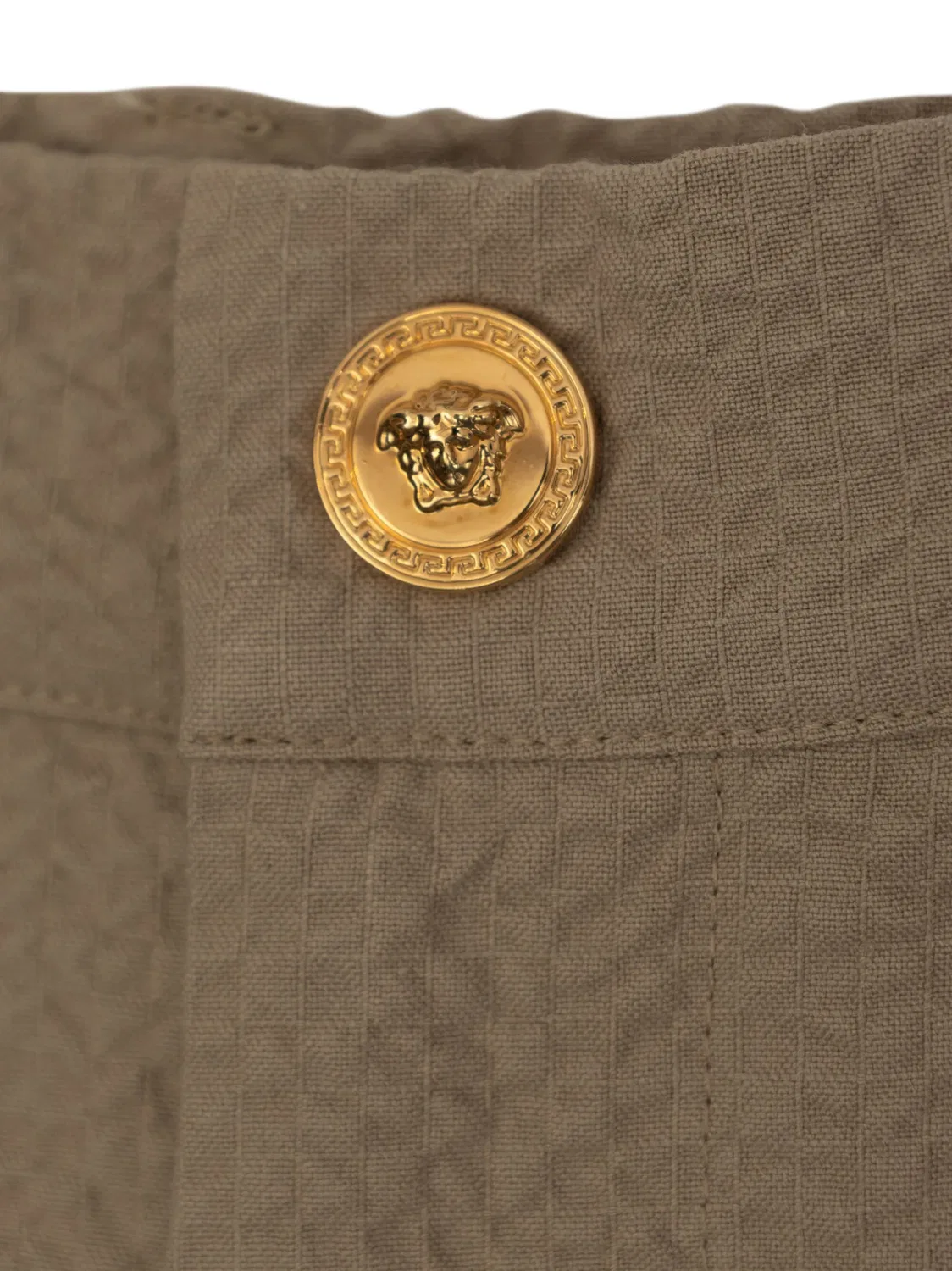 Шорты для мальчиков с принтом Versace, коричневый — фото 3