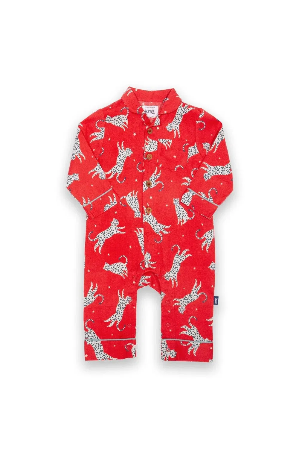 Детский боди-комбинезон с принтом Baby Snow Leopard Kite, Red
