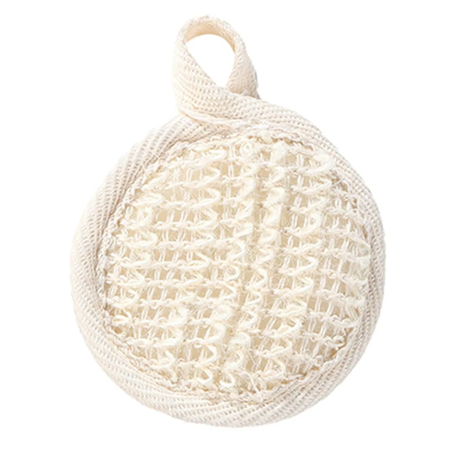 Мочалка-спонж для эксфолиации лица и тела, FOLODA, Cotton and Linen 8 a