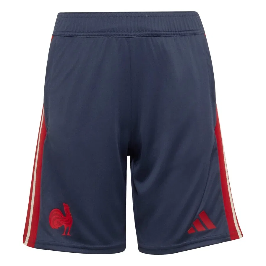 Спортивные шорты ADIDAS PERFORMANCE Slim fit 'France' в темно-синем цвете