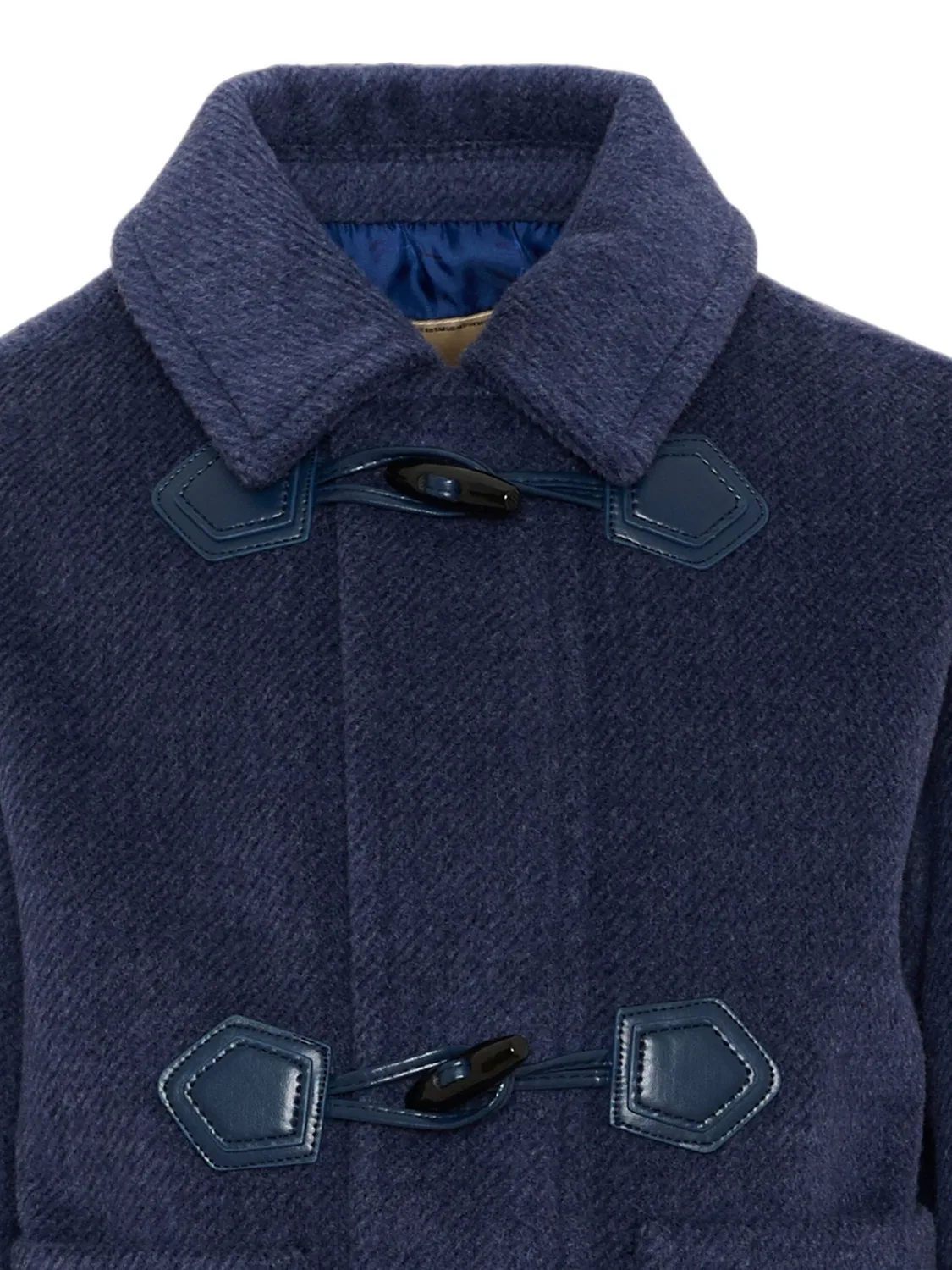 Дафлкот с застежкой тогл Trussardi Junior, синий — фото 4