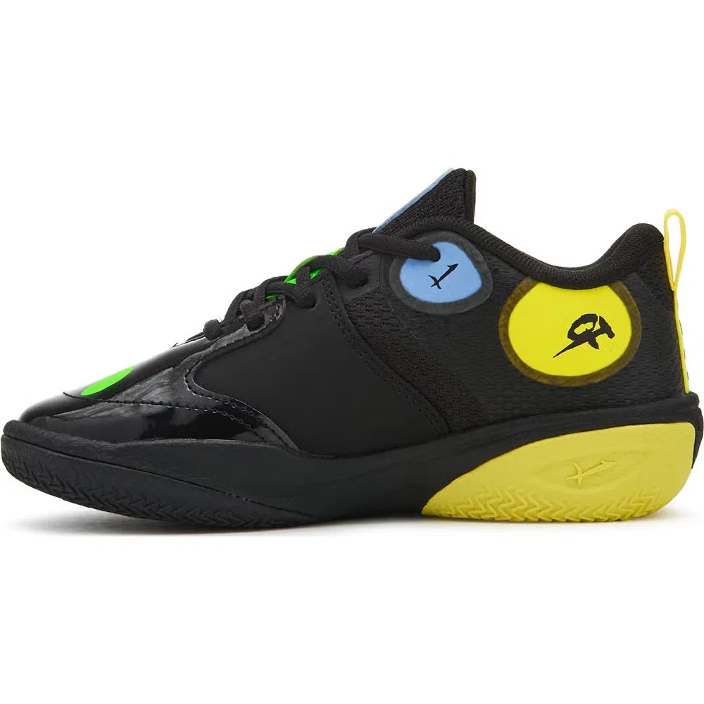 Детские баскетбольные кроссовки MB World .01 Puma, Black/Yellow — фото 3