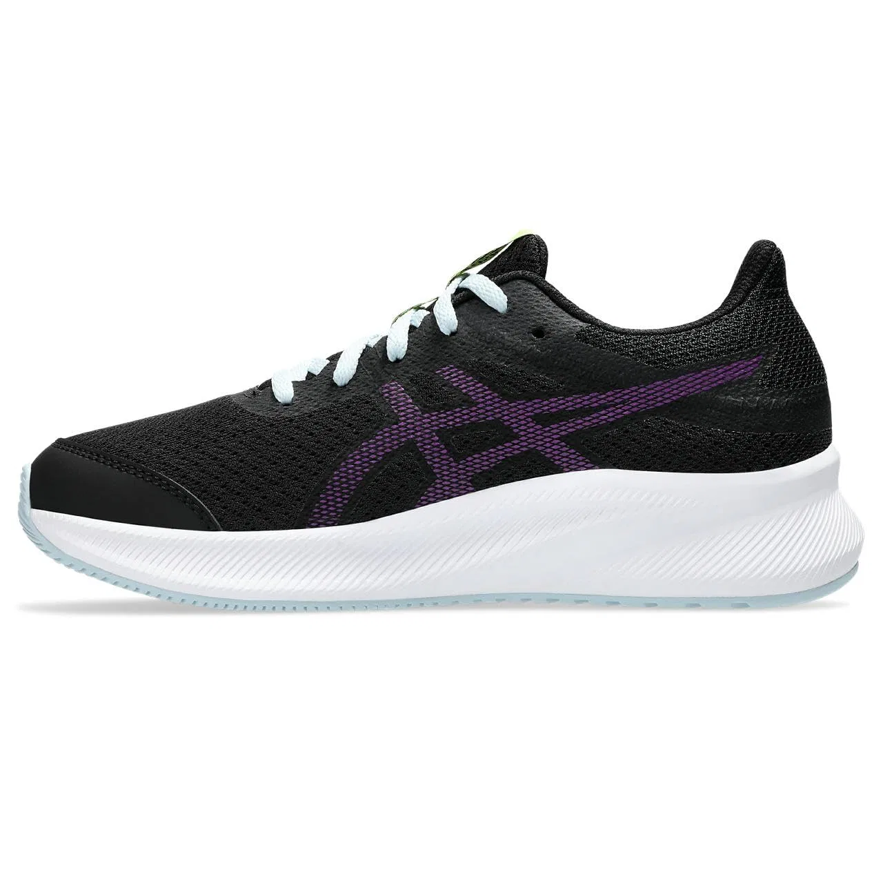 Детские кроссовки для мальчиков с амортизацией Patriot 13 Gs ASICS, Black Deep Mauve — фото 4