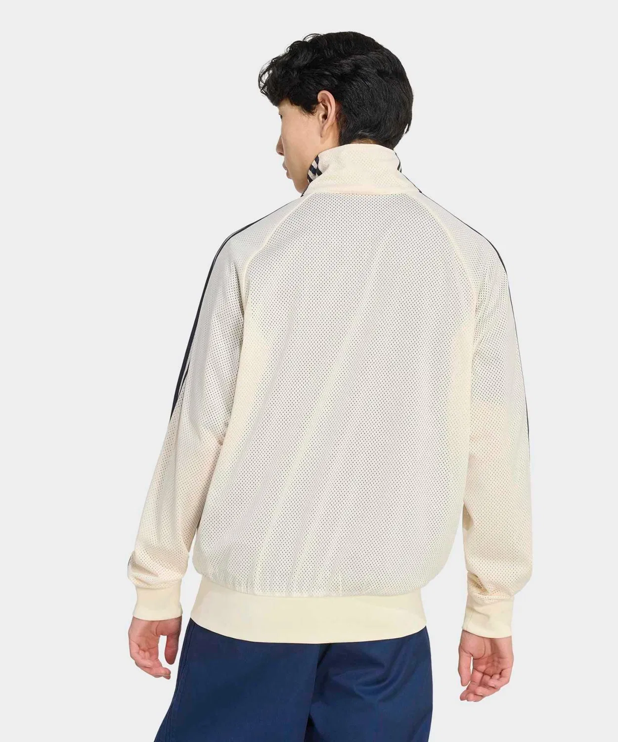 Женский/Мужской лонгслив с принтом Adidas Originals, Белый — фото 4