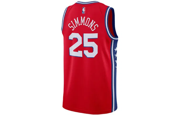 Джерси баскетбольное Swingman Ben Simmons Philadelphia 76ers Nike, красное