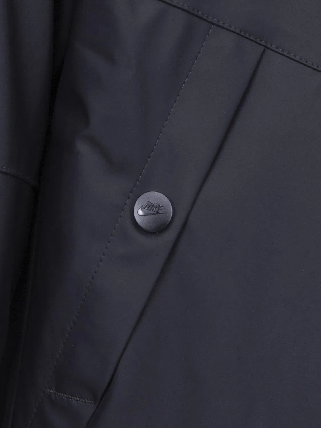 Куртка дождевик Nike Black Rain Jacket Nike, черный — фото 3