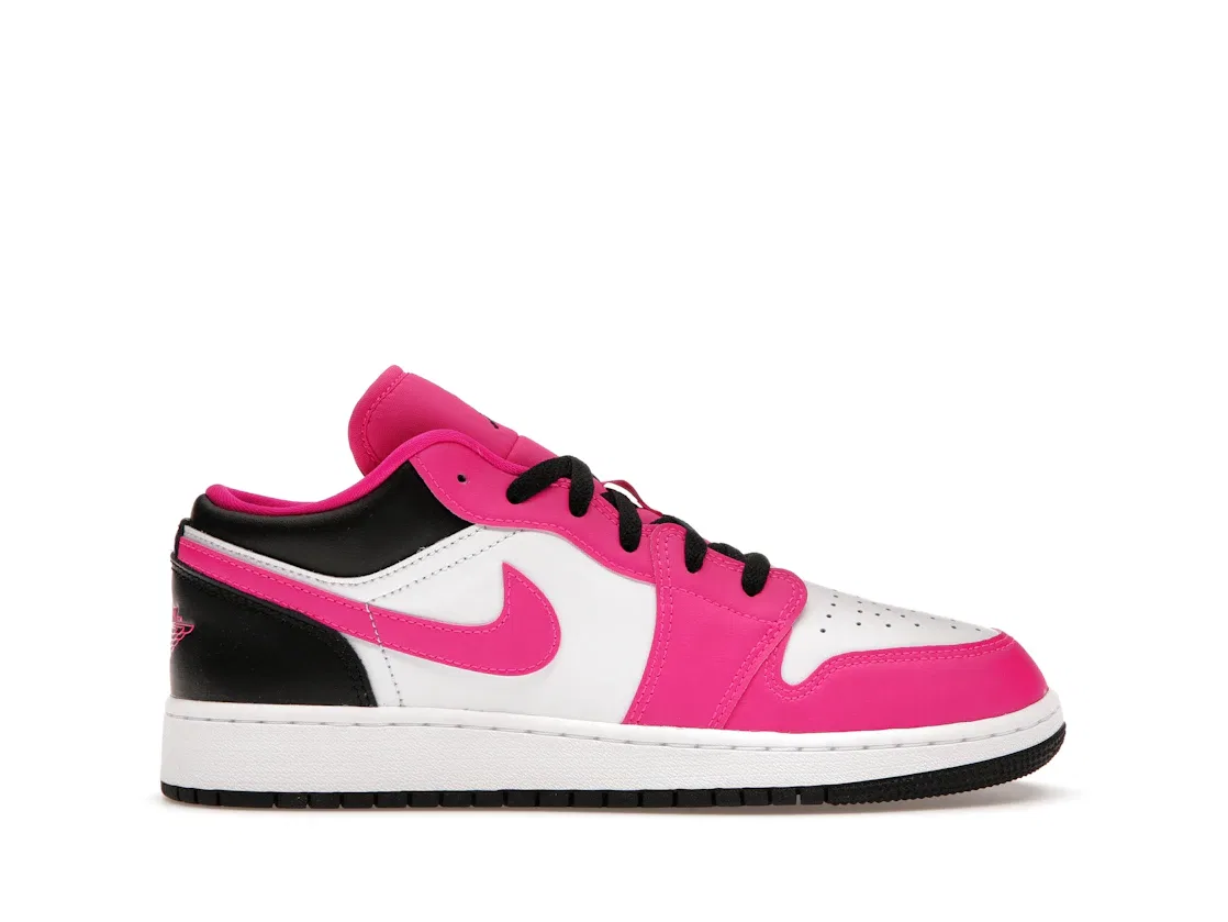 Детские кроссовки Lifestyle с низким верхом Jordan 1 Low Jordan, Fierce Pink/Black/White
