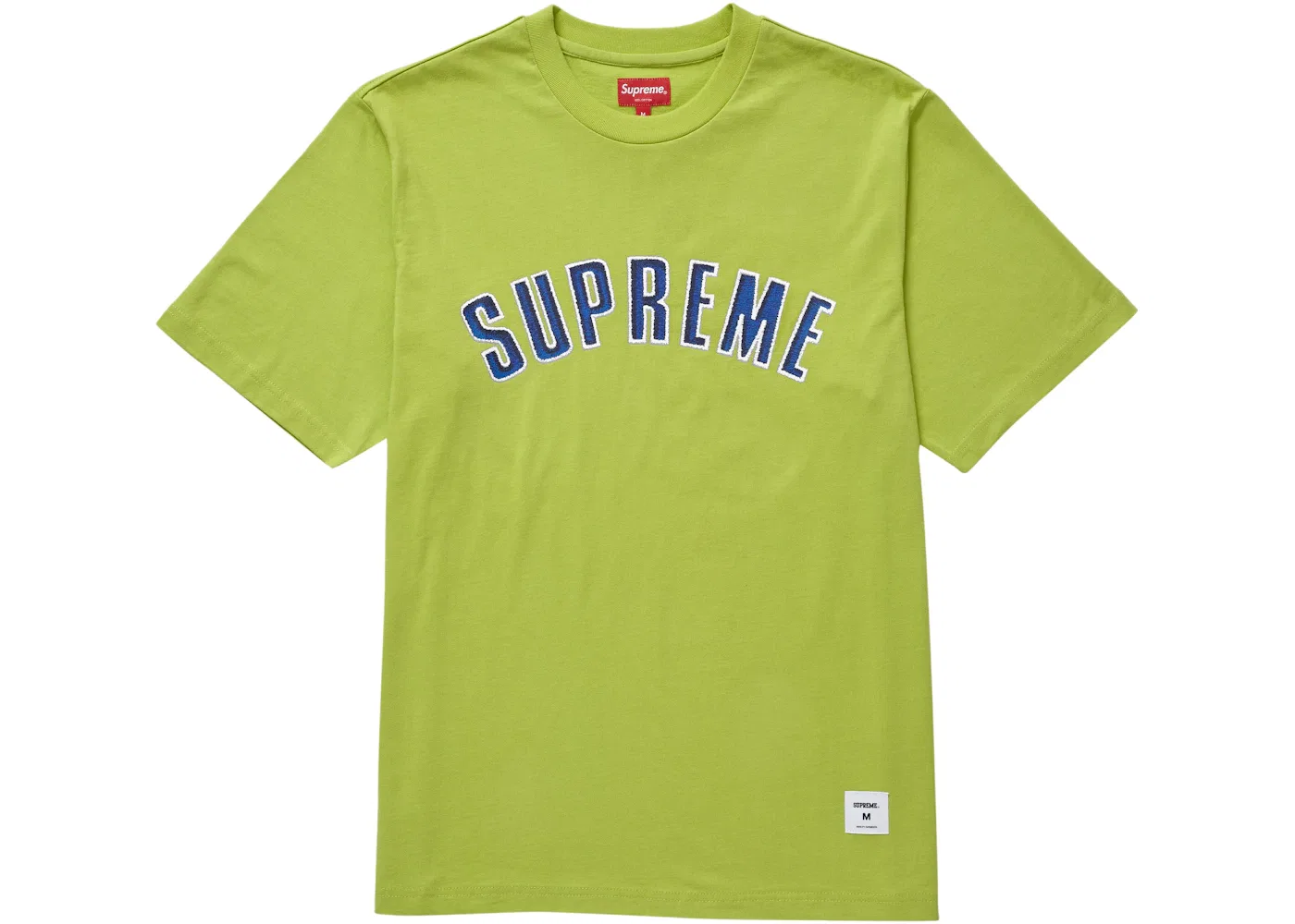 Мужская футболка с принтом Supreme Printed Arc S/S Top, Lime