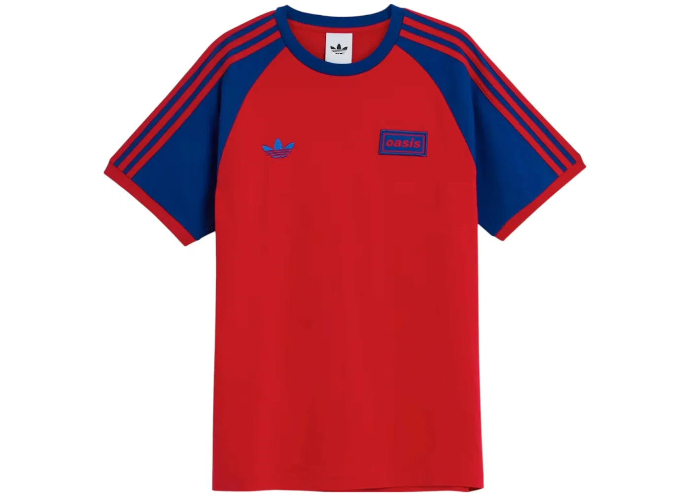 Мужская футболка с длинным рукавом Adidas x Oasis Tour 3-Stripes T-Shirt, Better Scarlet