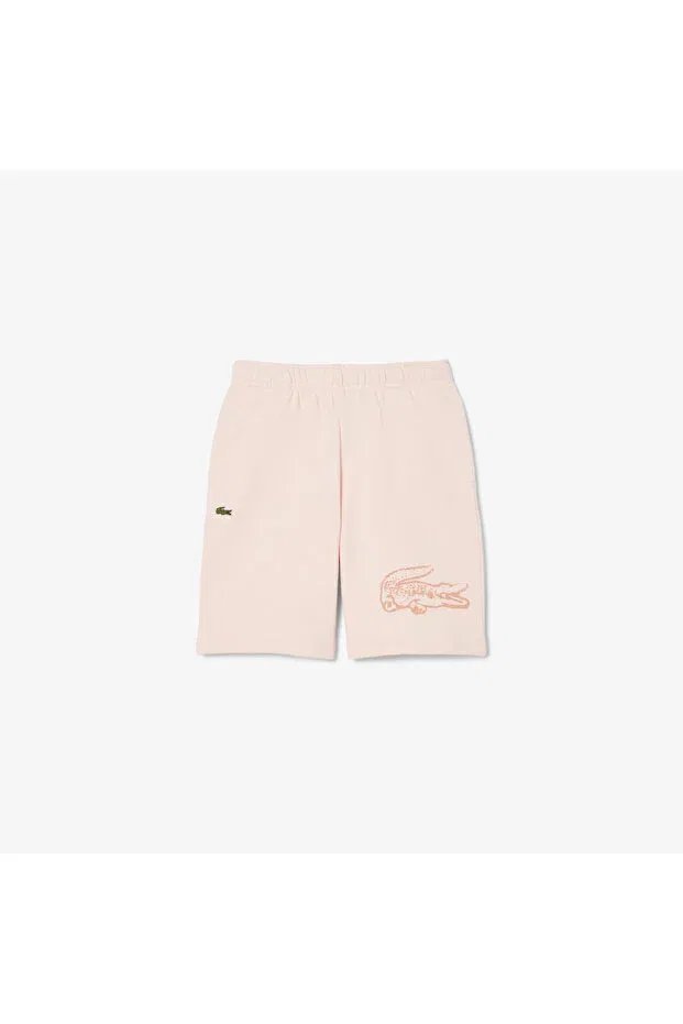 Детские шорты для мальчиков с принтом Lacoste, Hcz-Pink