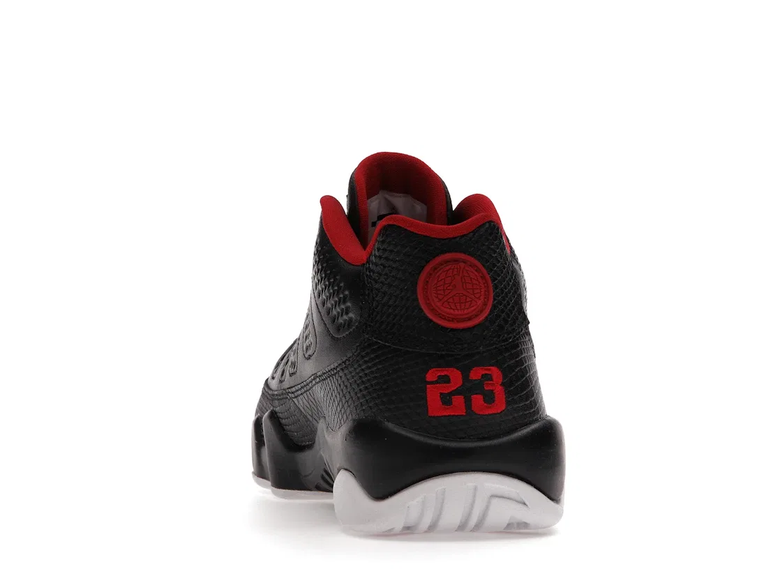 Детские кроссовки Lifestyle Jordan 9 Retro Low, Black/Gym Red-White — фото 4