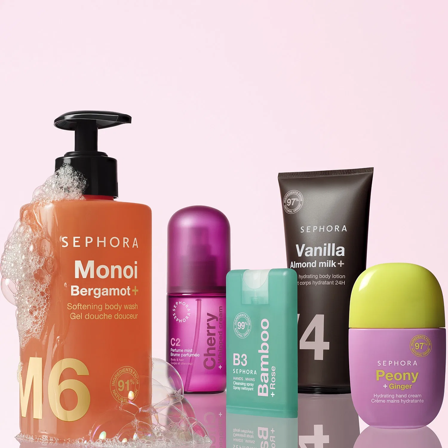 Парфюмированный спрей для тела и волос 100 мл с ароматом бамбука и розы, SEPHORA COLLECTION — фото 4