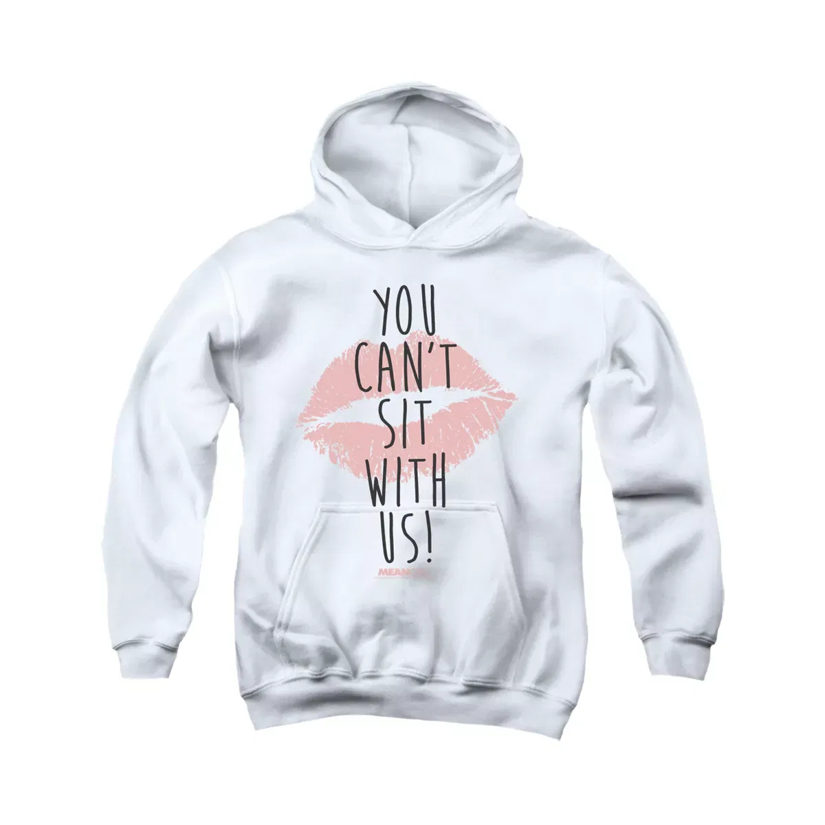 Детский худи с принтом You Cant Sit With Us Mean Girls, White