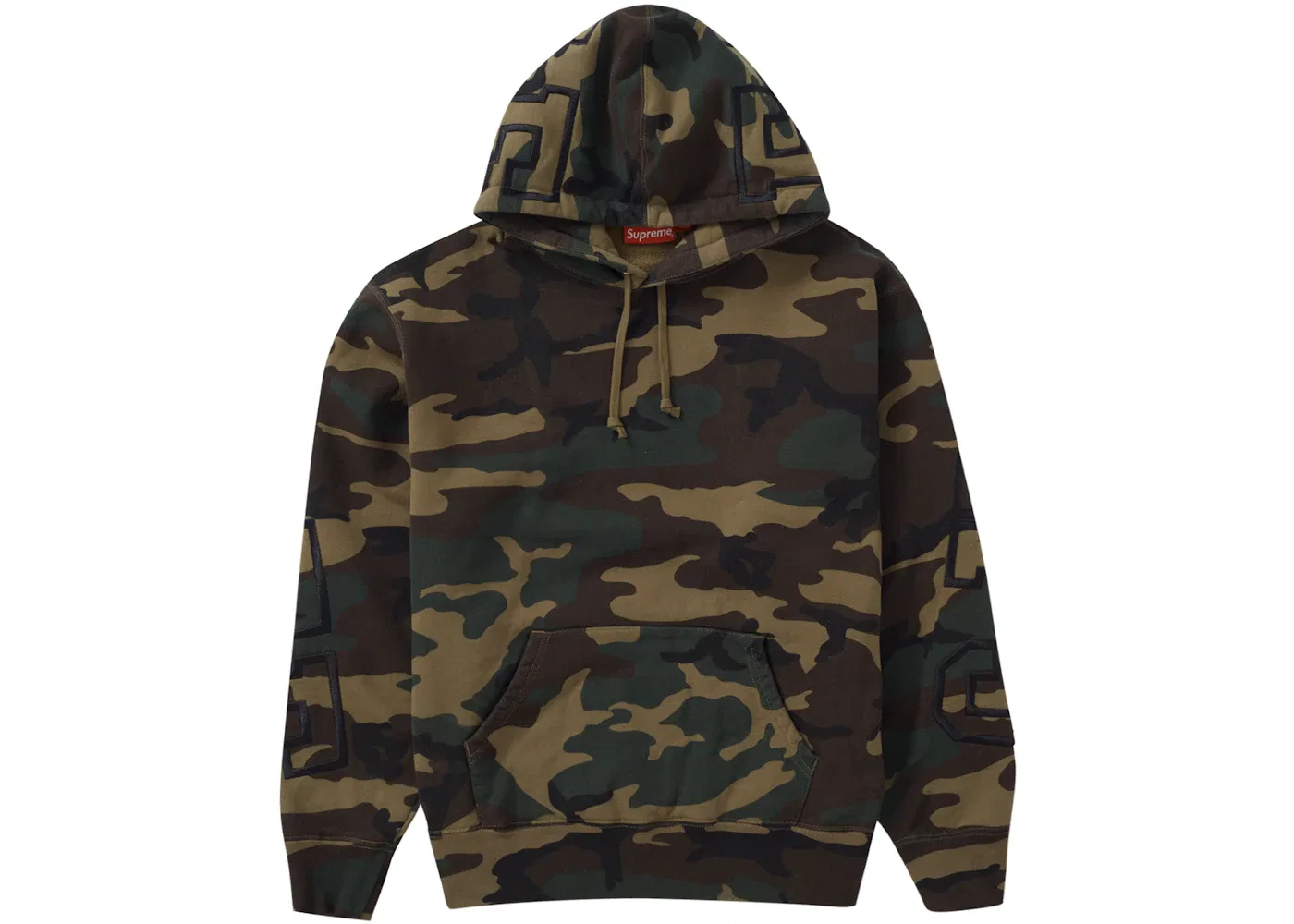 Мужская худи с капюшоном Woodland Camo Supreme, Woodland Camo