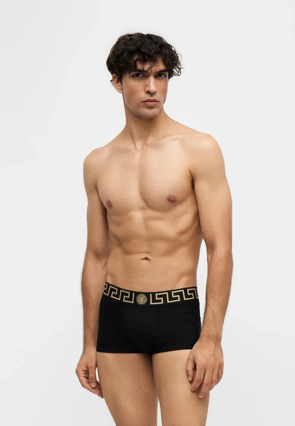 Трусы-Плавки Topeka, комплект из 3 штук Versace, Black