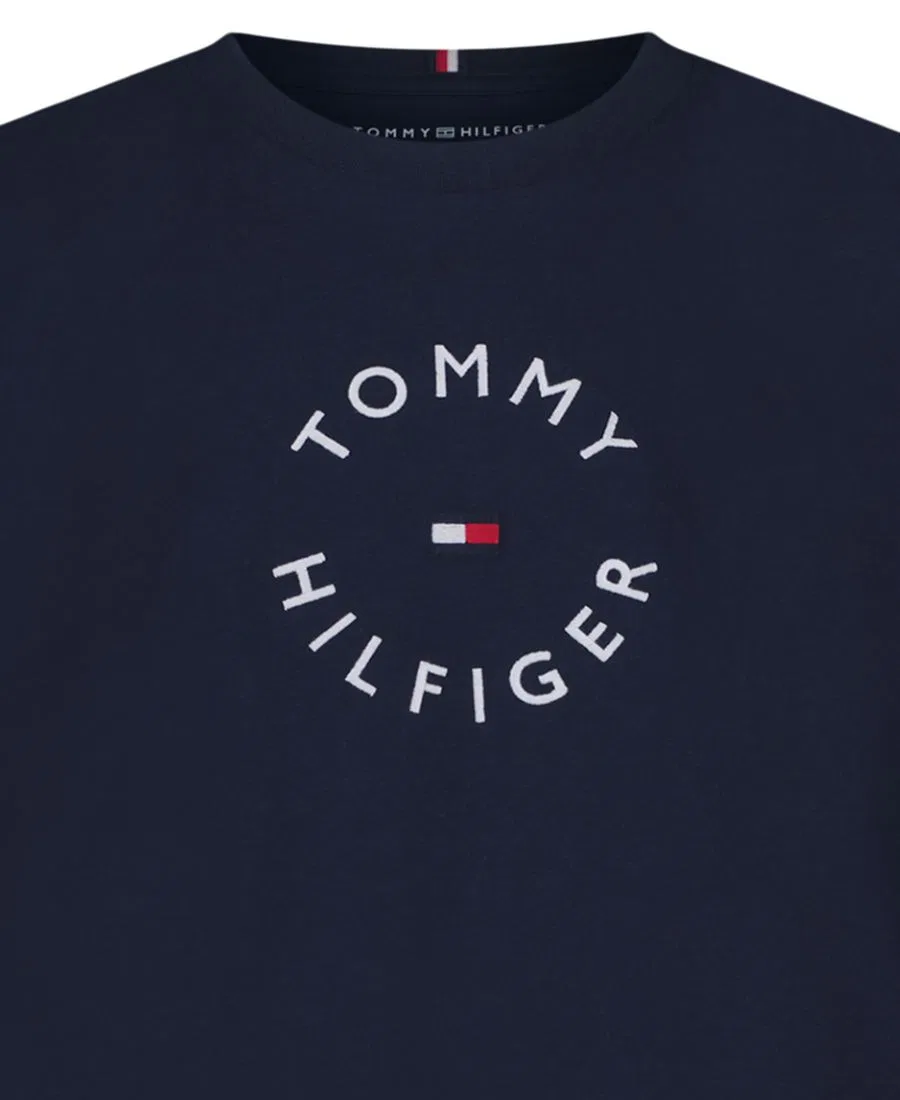 Футболка с коротким рукавом с вышивкой Tommy Hilfiger, Navy Blazer — фото 3